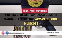 Polícia Civil cumpre mandado de busca e apreensão no interior