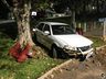 VÍDEO: Motorista invade praça e foge do local em São Miguel do Oeste