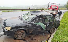 Motorista embriagado dirige pelo acostamento da contramão e é preso na BR-282