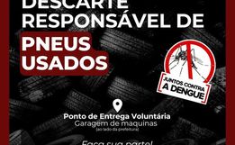Município de Guarujá do Sul intensifica recolhimento de pneus para proteger a saúde pública