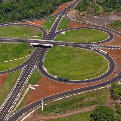 Elevado de R$ 38 milhões entre BRs 282 e 158 já abre novo corredor logístico em SC