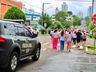 SMO: Caminhada alusiva ao fim da violência contra a mulher reúne cerca de 80 pessoas 