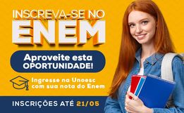 Unoesc utiliza nota do Enem para ingresso no Seletivo e como critério de seleção no Prouni