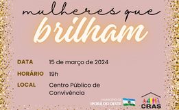 Evento do Dia Internacional da Mulher será nesta sexta-feira em Iporã do Oeste