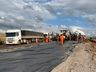 Pavimentação da BR-163 altera trânsito em Guarujá do Sul; vídeo