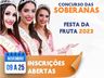 Mondaí abre inscrições para escolha das novas soberanas da Festa da Fruta