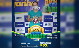 Raspou, Achou, Ganhou faz mais ganhadores no comércio em SMO