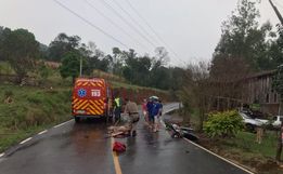 Duas pessoas morrem após colisão envolvendo motocicletas no Oeste