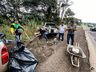 VÍDEO: em sinal de protesto, moradores tapam buracos na BR-163