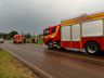 VÍDEO: Veículo sai da pista e capota na SC 492, entre SMO e Bandeirante 