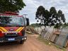 Incêndio em depósito de pneus mobiliza Bombeiros em SMOeste 