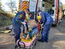 Capotamento deixa homem ferido no interior de São José do Cedro