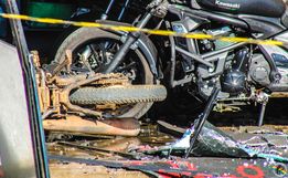 Bombeiro confirma morte de cinco cães em incêndio em oficina de motos