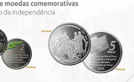 BC lança moedas comemorativas dos 200 anos da Independência