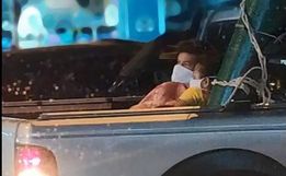 Homem com COVID levado na carroceria de carro para hospital recebe alta