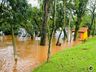 FOTOS: Nível de água do Rio Uruguai começa estabilizar em Itapiranga