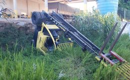 Criança fica ferida em acidente com empilhadeira em São José do Cedro
