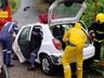 Motoristas feridos em colisão entre dois veículos na SC 163 em Itapiranga