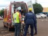 Colisão entre carro e moto deixa um ferido na BR-163