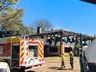 Residência é atingida pelo fogo na SC-305 em Campo Erê