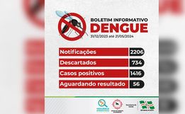 São Miguel do Oeste registra 1.416 casos de dengue em 2024