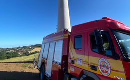 Trabalhador morre após incêndio em torre de energia eólica no SJCedro 