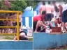 Natal em família acaba em pancadaria na piscina em Palmitos; veja vídeo