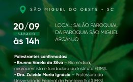Uso medicinal da cannabis é tema de seminário em São Miguel do Oeste