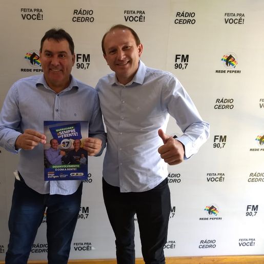 Candidato a prefeito de Guaraciaba apresenta propostas na Rádio Cedro