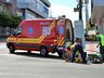 Colisão frontal deixa homem ferido no centro de SMO