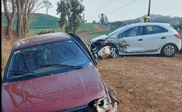 Acidente no interior deixa idosa ferida