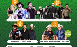 Apresentadas as atrações musicais no lançamento da Expo Cedro 2023