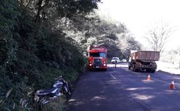 Duas pessoas ficam feridas em acidente na SC 163