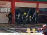 Incêndio de grandes proporções atinge supermercado e residências em SMOeste