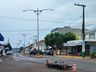 Motociclista fica ferido em colisão com carro no centro de Iporã do Oeste