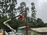 Veja a cobertura completa e as fotos do temporal que causou estragos em São Miguel do Oeste
