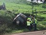 Idoso fica ferido em saída de pista na SC 386, em Iporã do Oeste