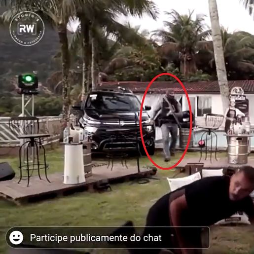 VÍDEO: Tiroteio interrompe live de grupo de pagode em Angra dos Reis