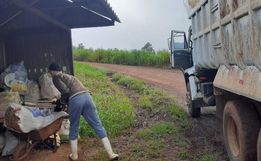 Município finaliza a primeira recolha de materiais recicláveis