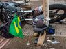 Idosa é atropelada por motociclista na Willy Barth 