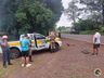Colisão traseira envolve dois veículos na SC-163, em São João do Oeste