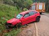 Homem fica ferido ao carro sair da pista em Riqueza