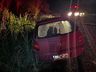 VÍDEO: Acidente entre veículo de passeio e duas vans deixa um ferido na BR 163, em SMO