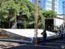 Estrutura do XX Motocão começa tomar forma na praça central de SMOeste