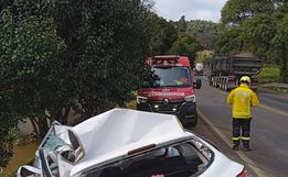 Policial militar ocupava carro com a família em acidente com três mortes na BR-282