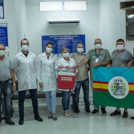 Iporã do Oeste recebe 85 doses de vacinas contra Covid