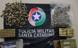 Condutor é flagrado com 400 munições em bairro de SMOeste