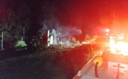 Incêndio em residência no interior mobiliza bombeiros 