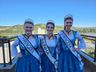 Soberanas de São João do Oeste visitam a Rádio Itapiranga 
