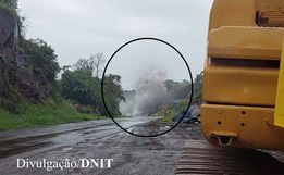 Detonações de rochas vão interditar a BR-163 entre São José do Cedro e Guaraciaba
